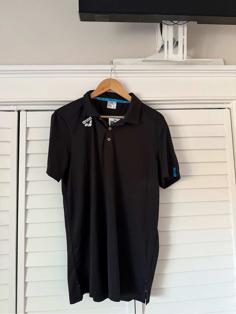 Arena Men’s Black Performance Polo